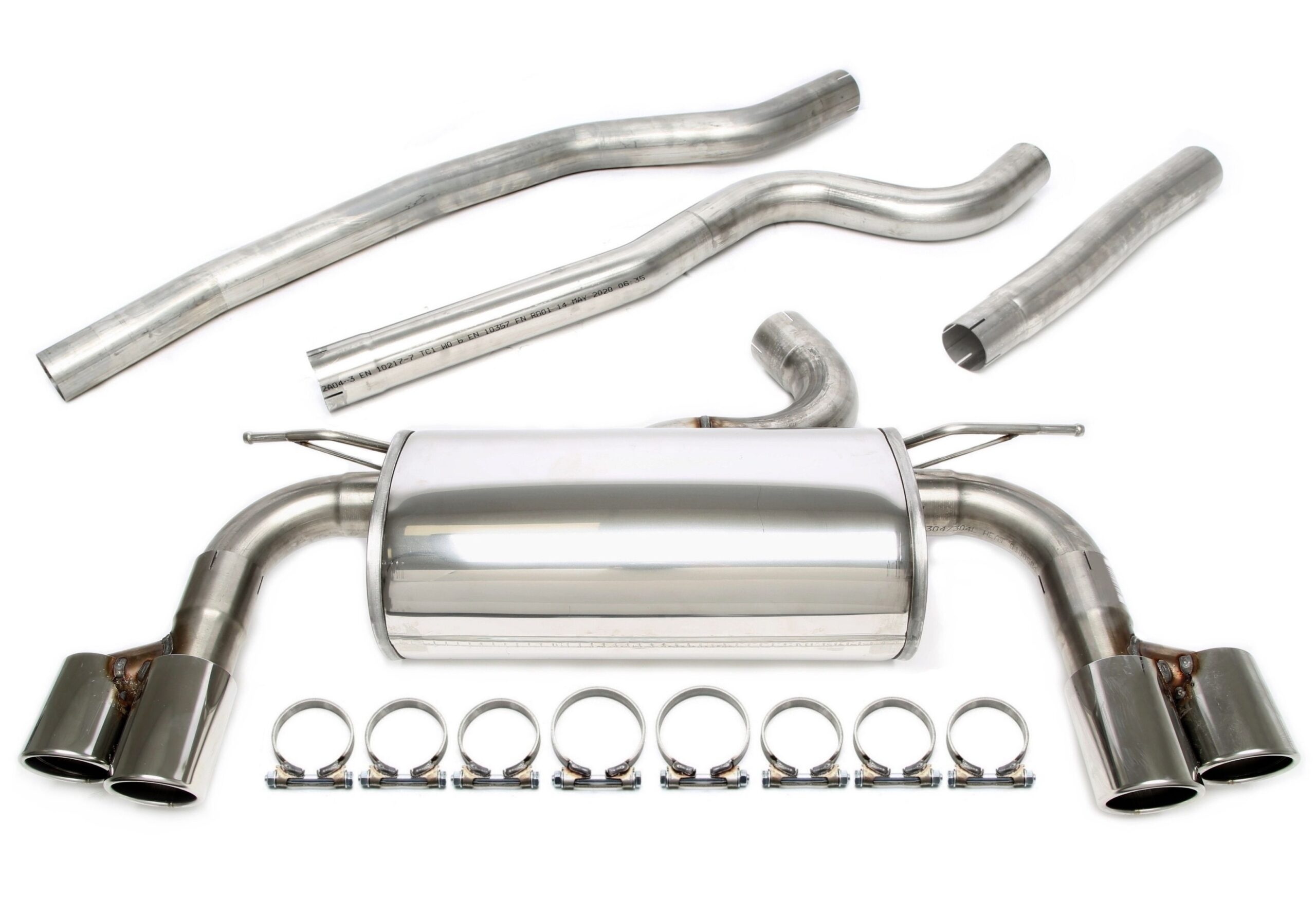 Edelstahlanlage für BMW