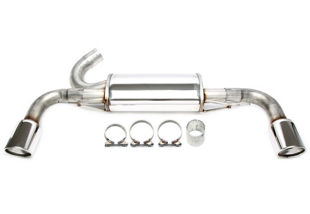 Duplex Edelstahl Sportendschalldämpfer für Volvo