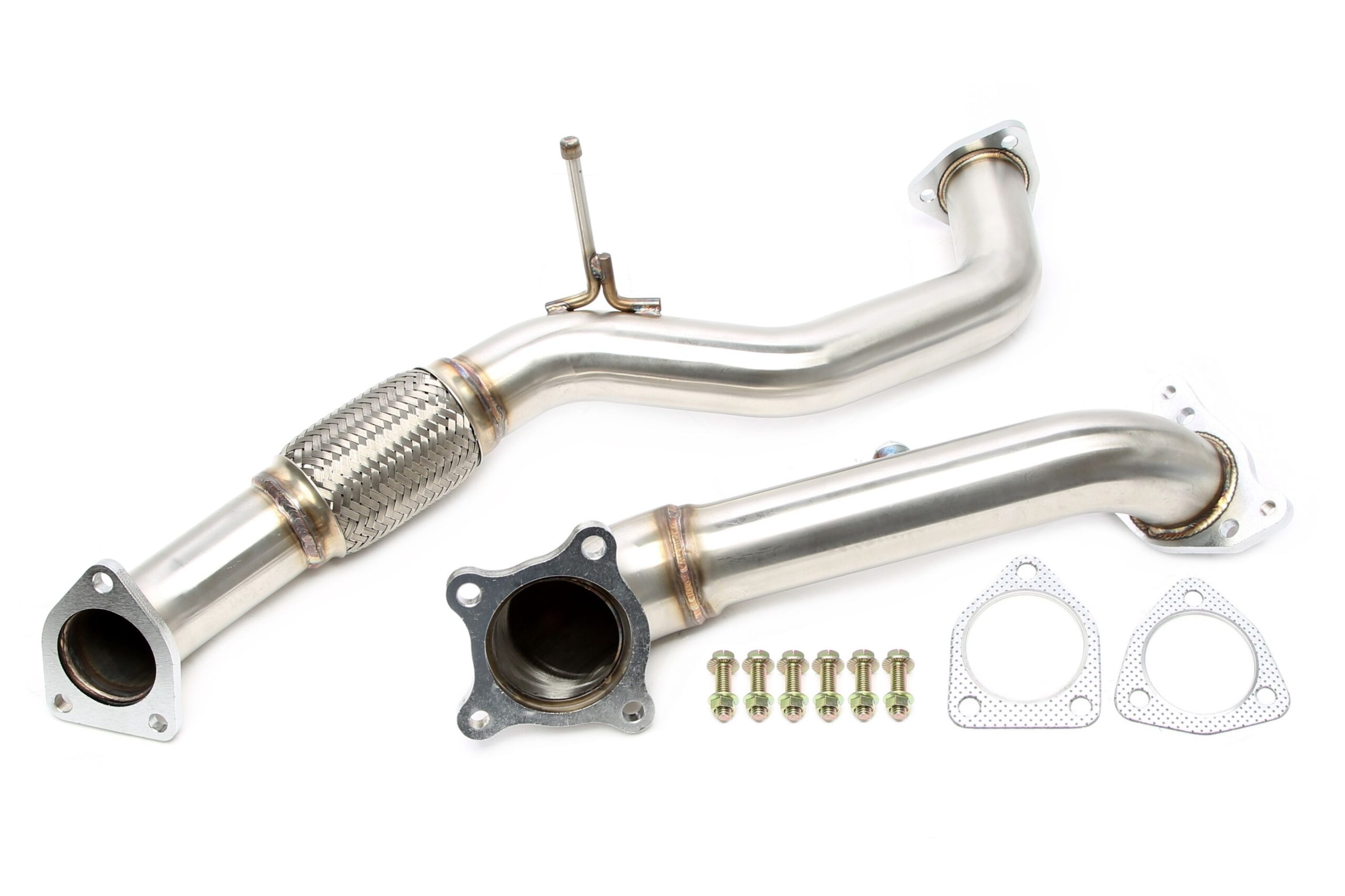 Downpipe aus Edelstahl + Katersatzrohr für Honda