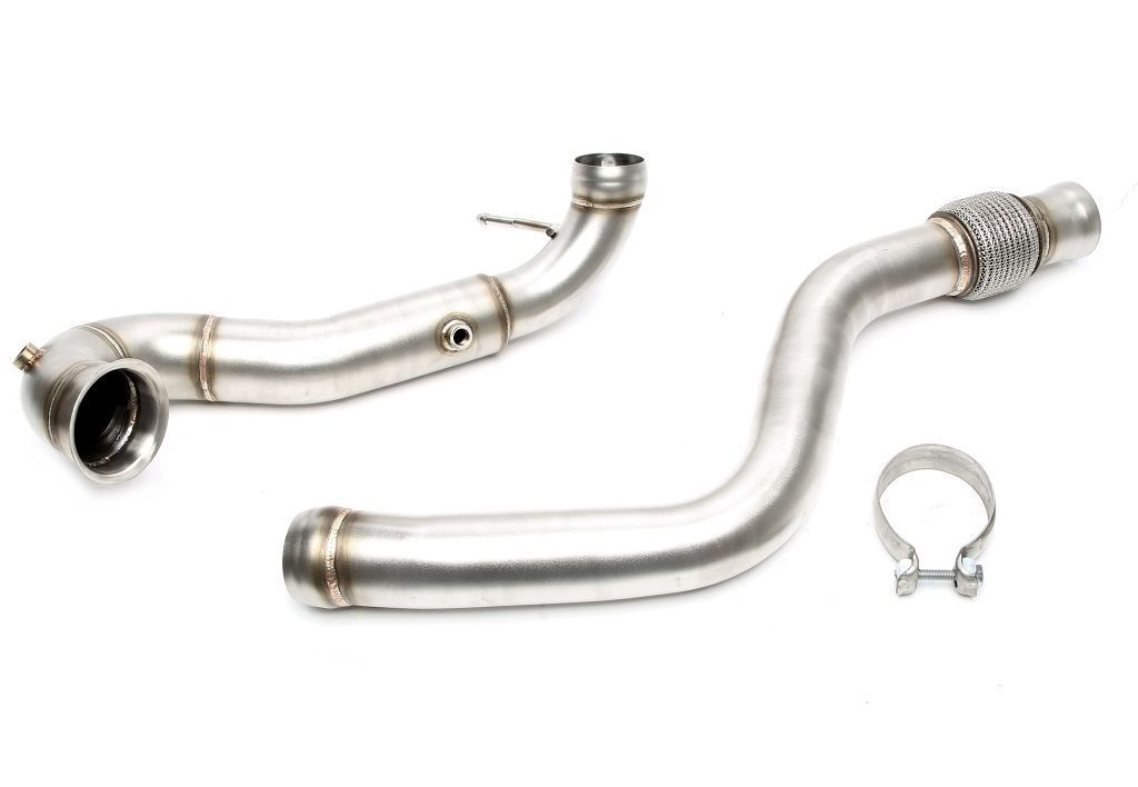 Downpipe ohne Katalysator mit Flexrohr für Mercedes Benz