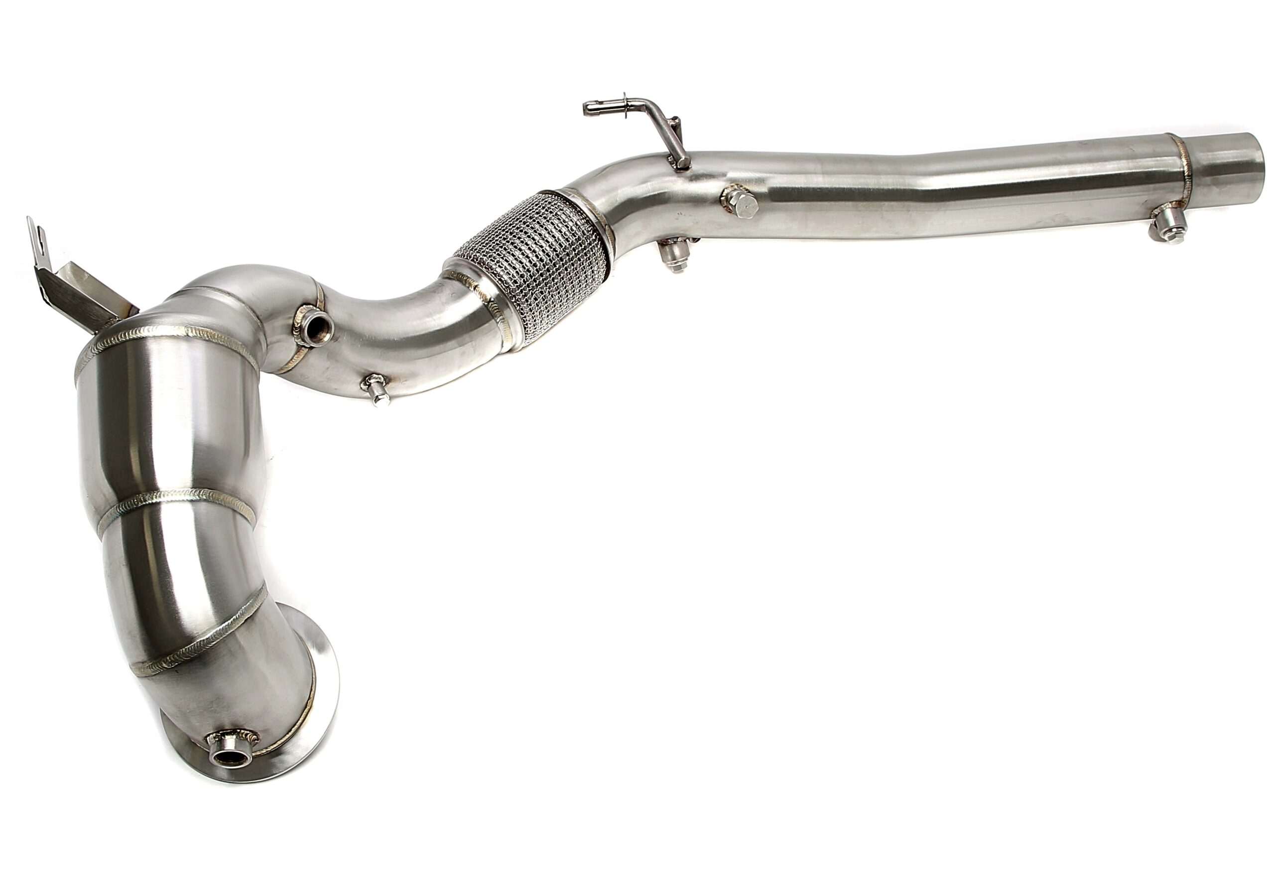 Downpipe aus Edelstahl mit Flexrohr + Katalysator für Audi/Cupra/Skoda/VW