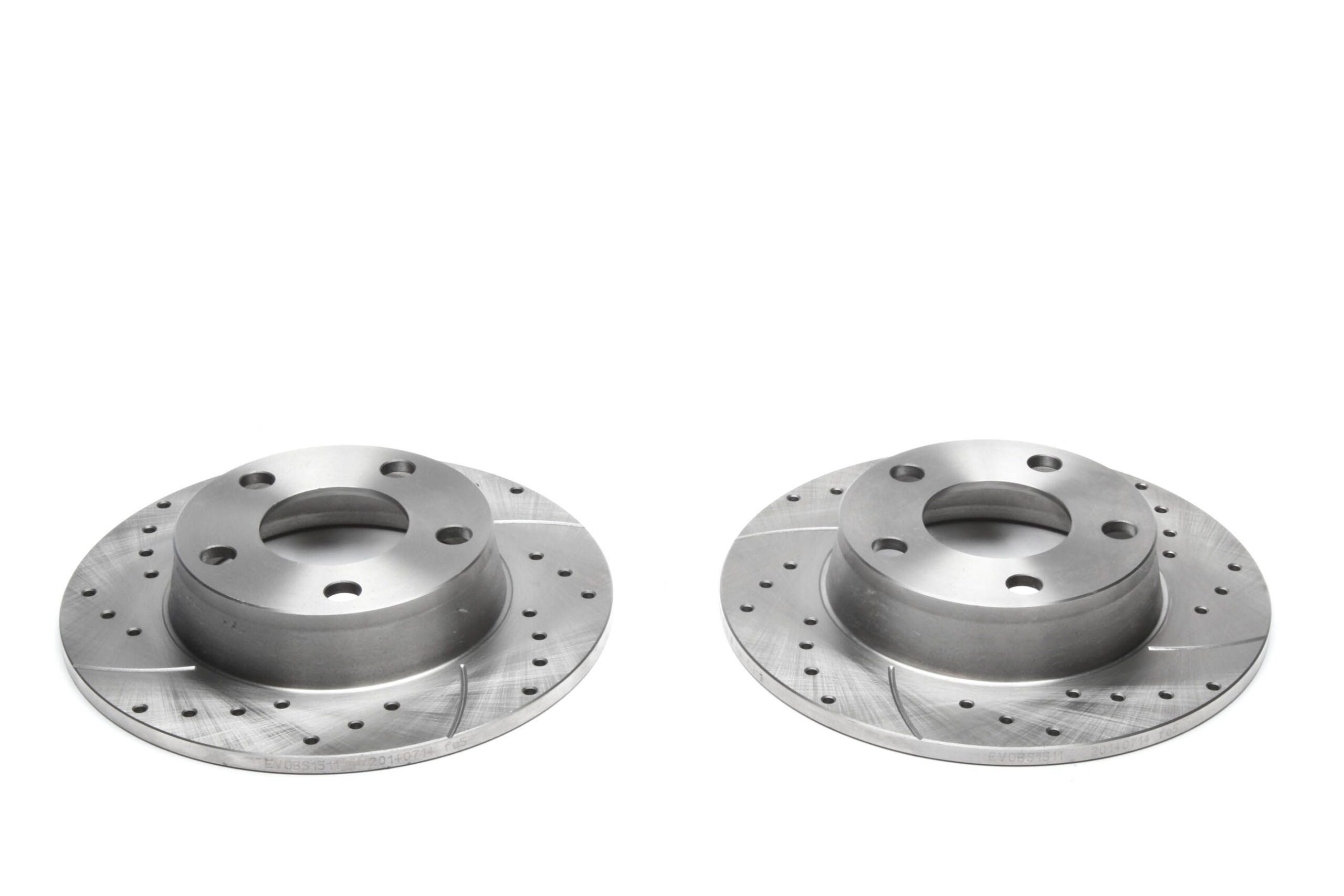 Bremsscheiben Hinterachse gelocht/geschlitzt für Audi