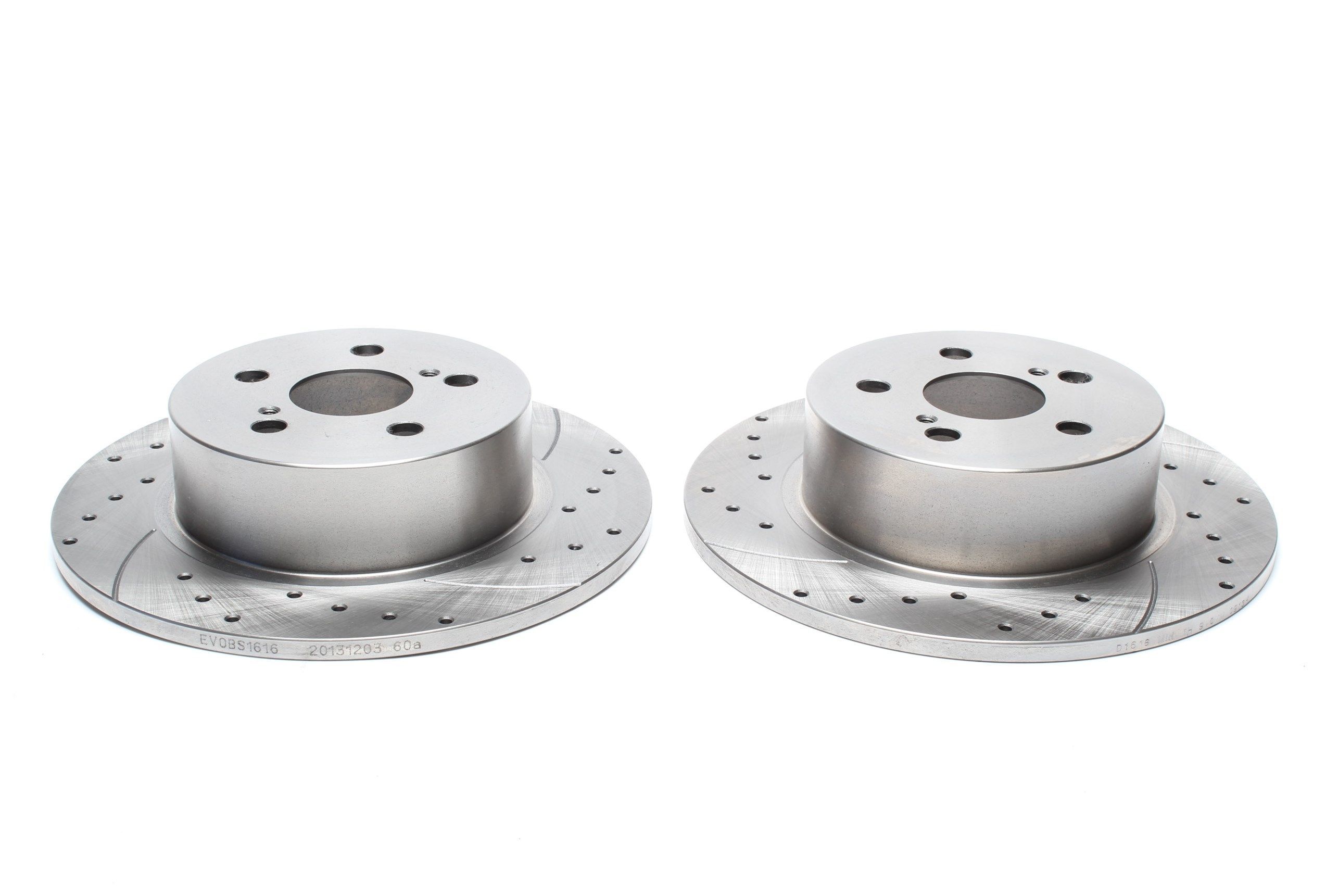 Bremsscheiben Hinterachse gelocht/geschlitzt für Toyota