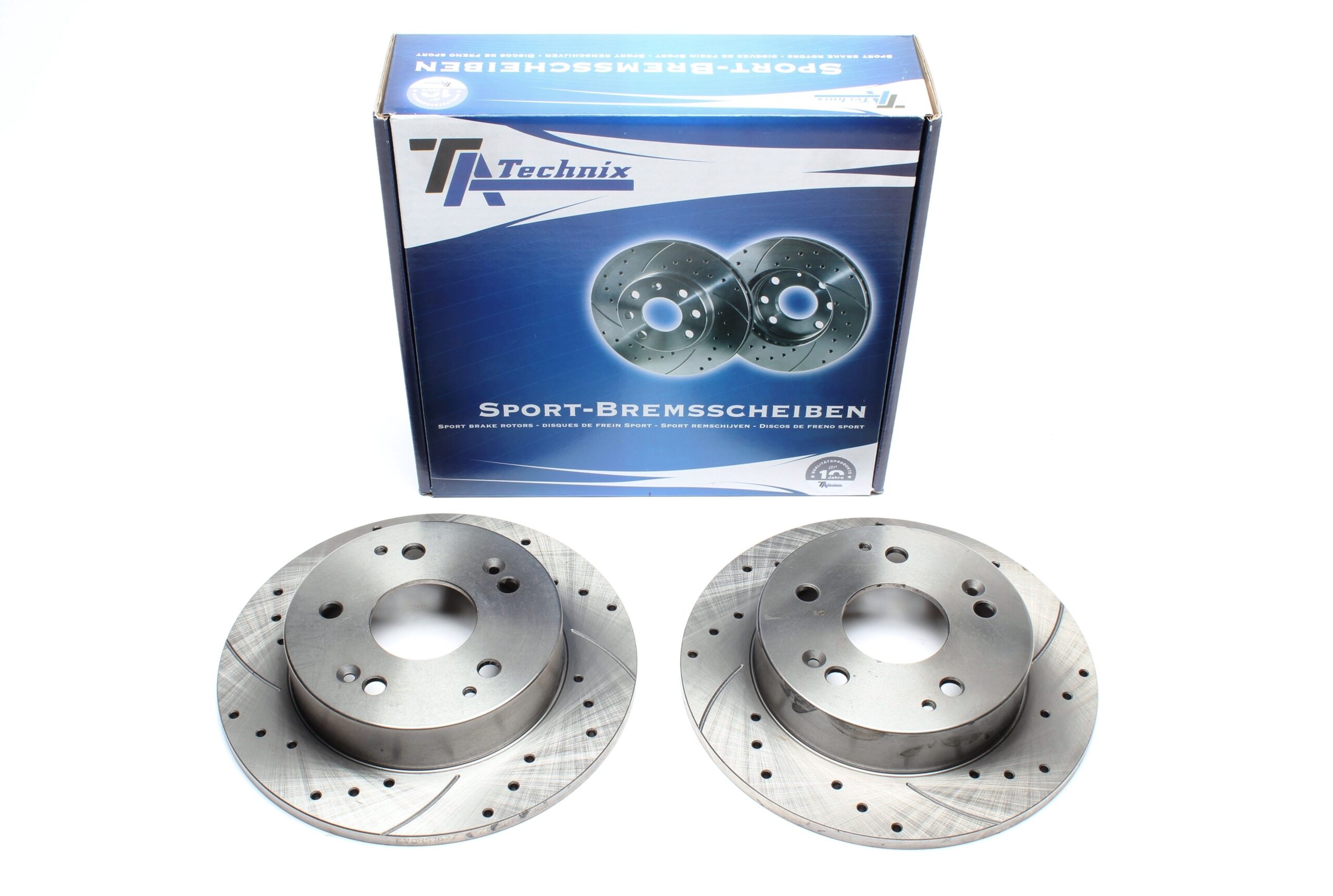 Bremsscheiben Hinterachse gelocht/geschlitzt für Honda