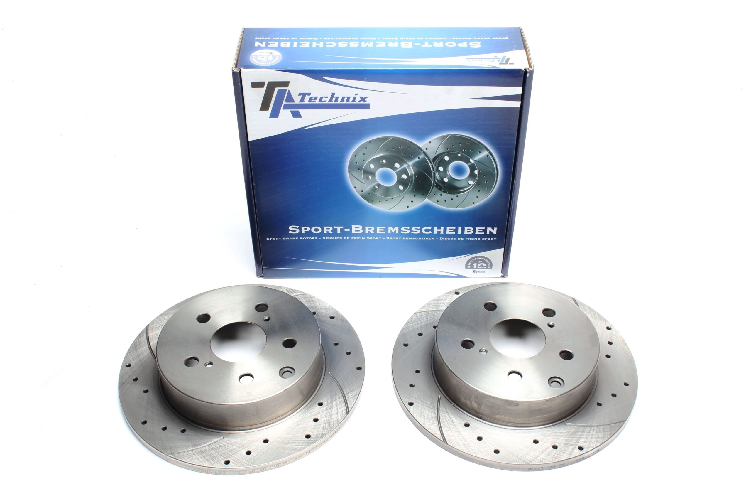 Bremsscheiben Hinterachse gelocht/geschlitzt für Toyota