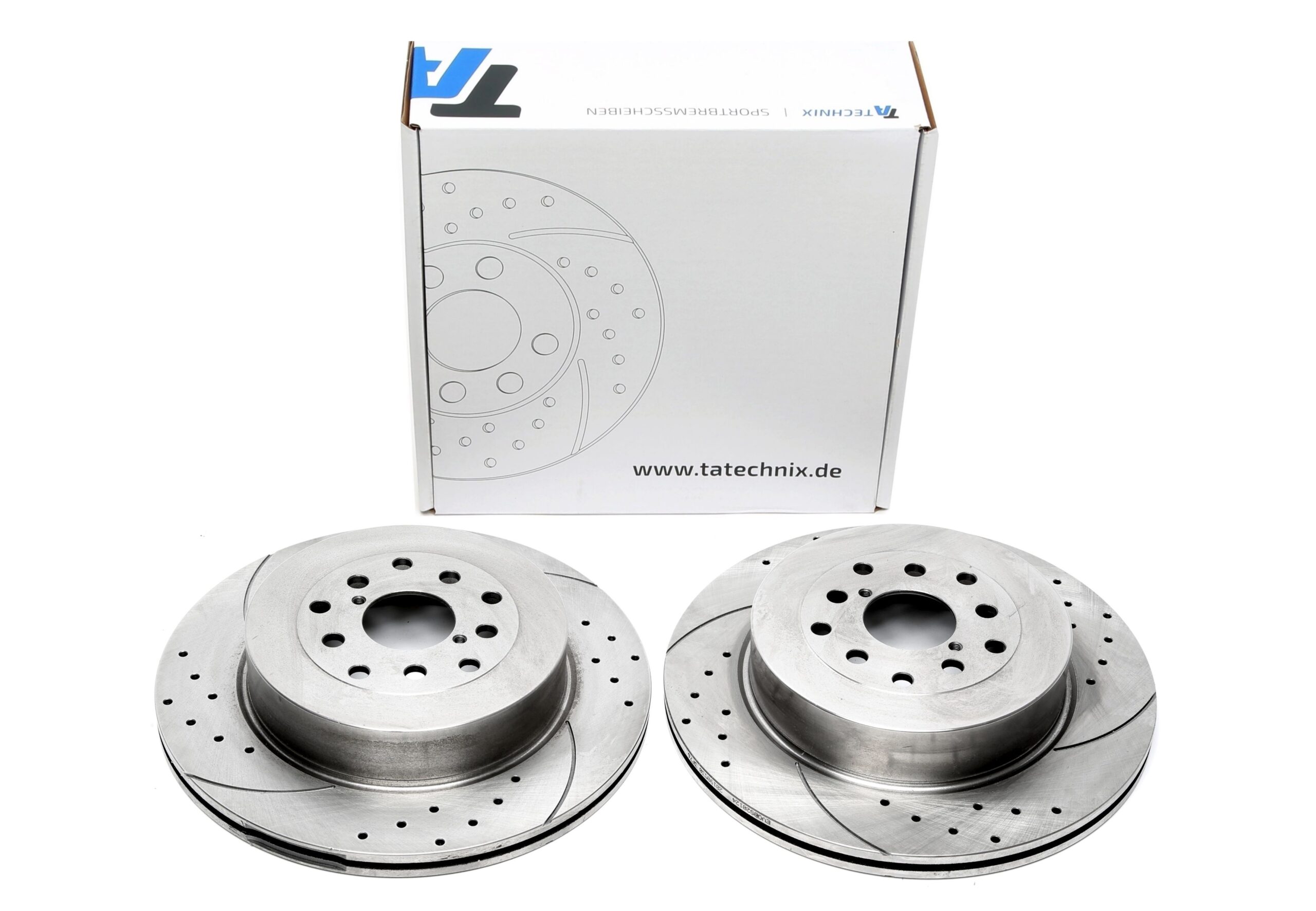 Bremsscheiben Hinterachse gelocht/geschlitzt + innenbelüftet für Subaru