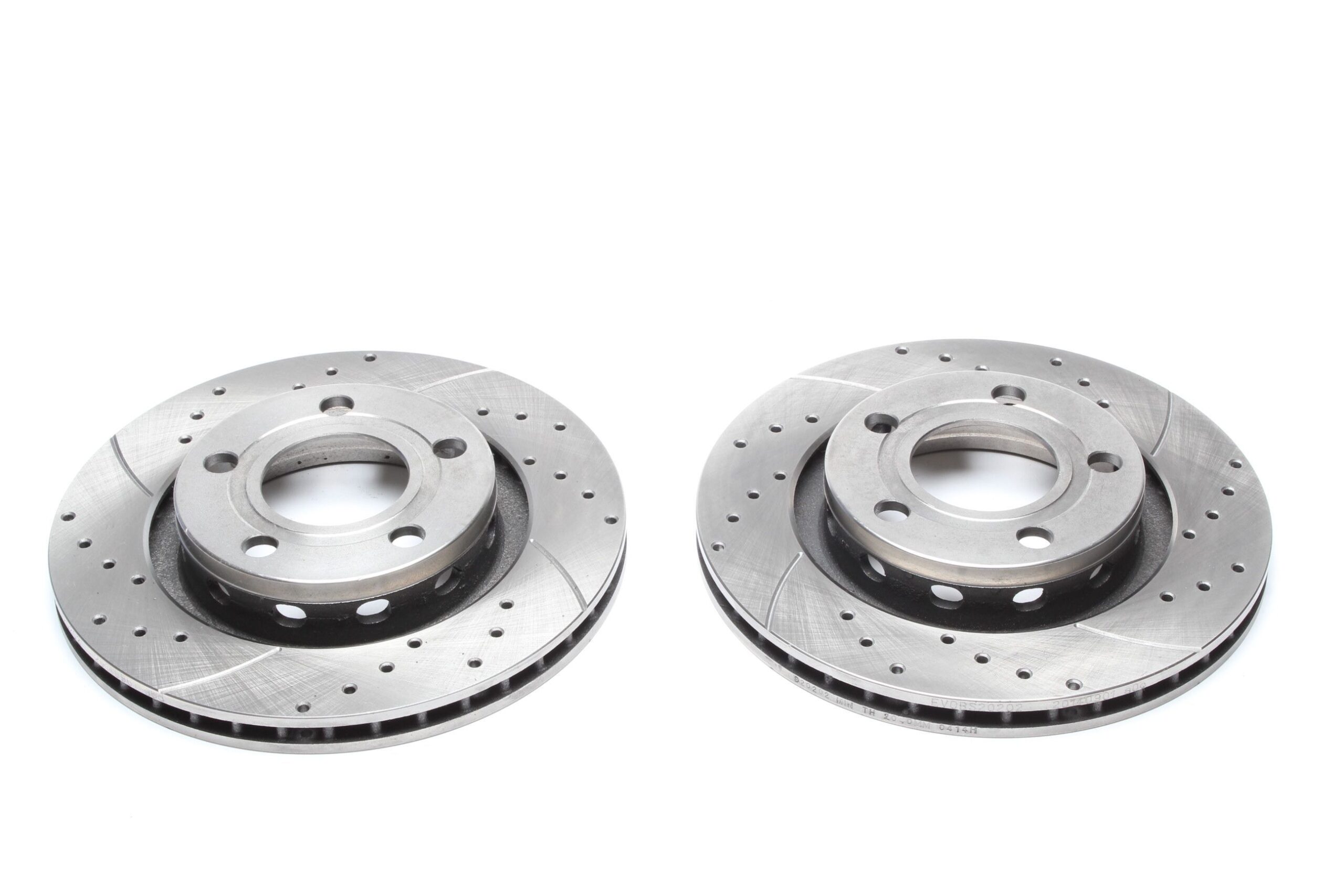 Bremsscheiben Hinterachse gelocht/geschlitzt + innenbelüftet für Audi