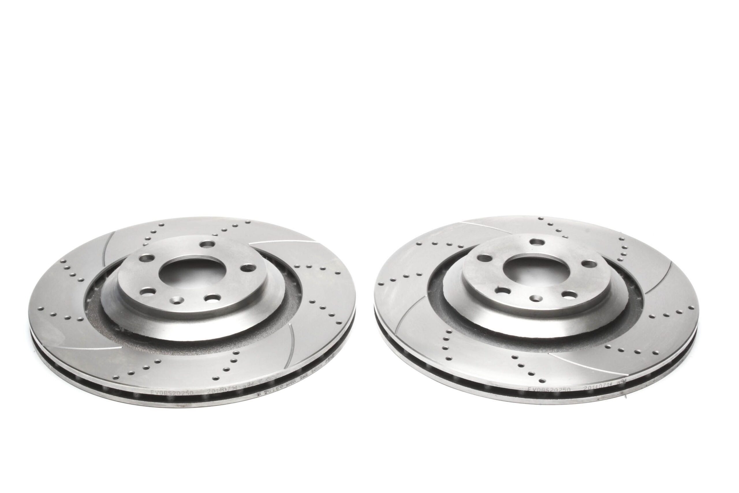 Sport Bremsscheiben Satz Hinterachses gelocht + geschlitzt + innenbelüftet für Audi
