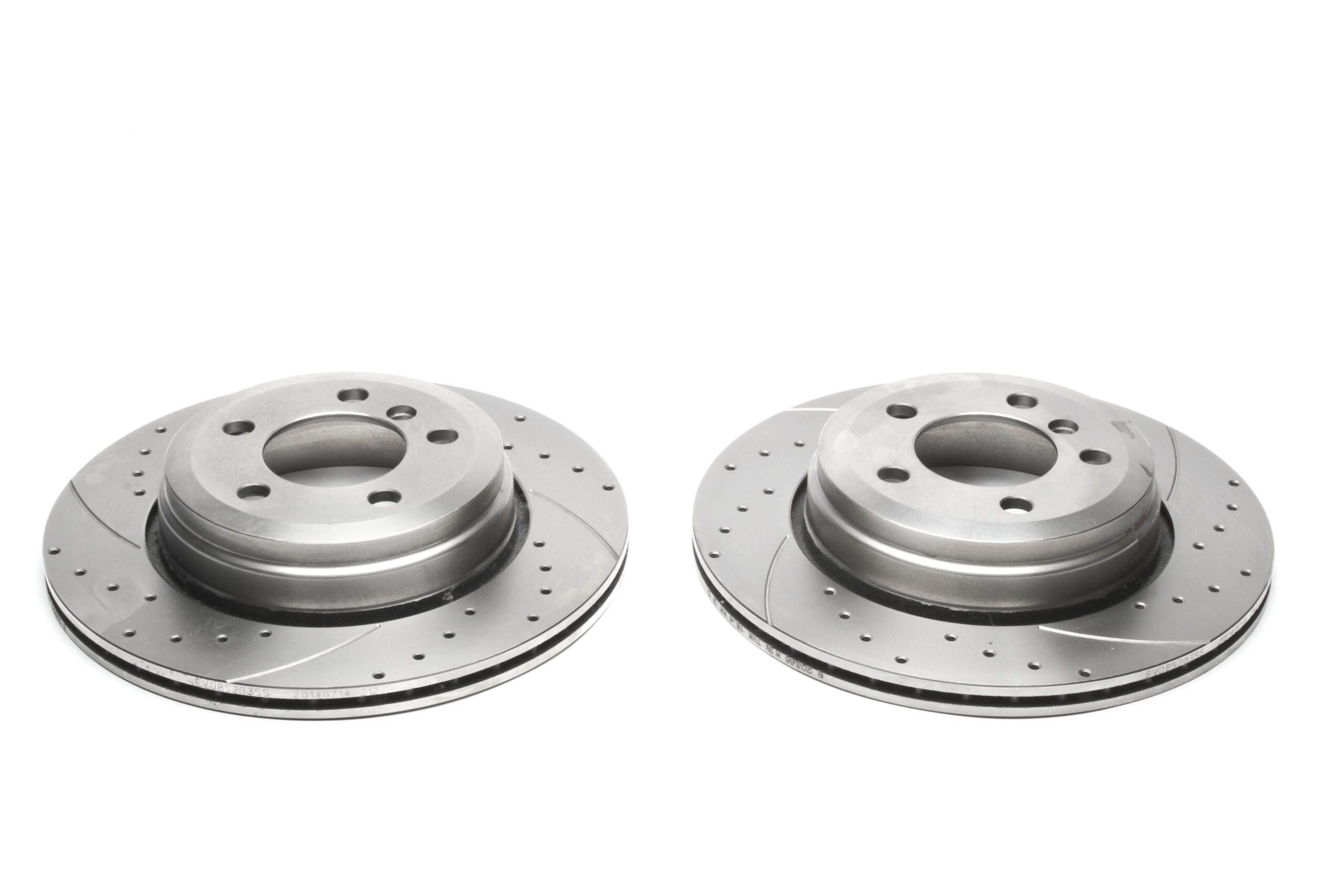 Bremsscheiben Hinterachse gelocht/geschlitzt + innenbelüftet für BMW