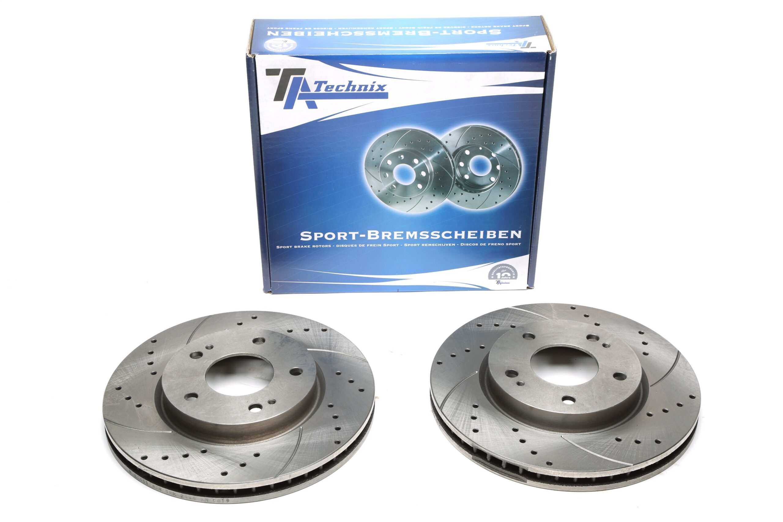 Bremsscheiben Vorderachse gelocht/geschlitzt für Mitsubishi