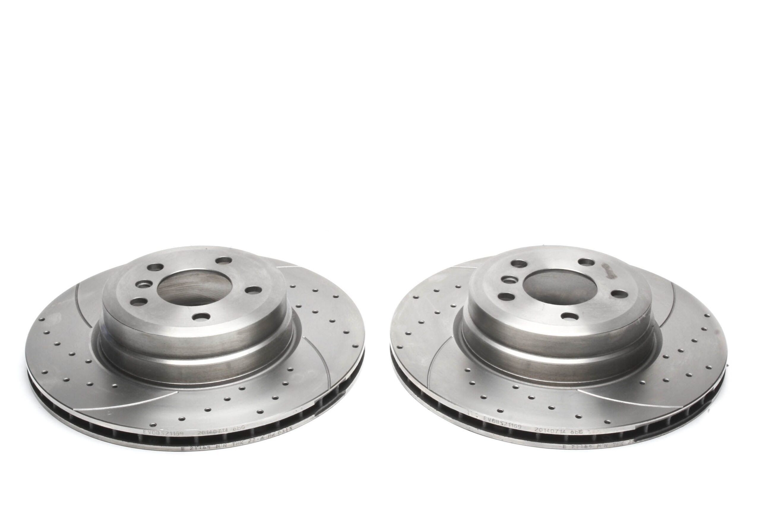 Bremsscheiben Hinterachse gelocht/geschlitzt + innenbelüftet für BMW