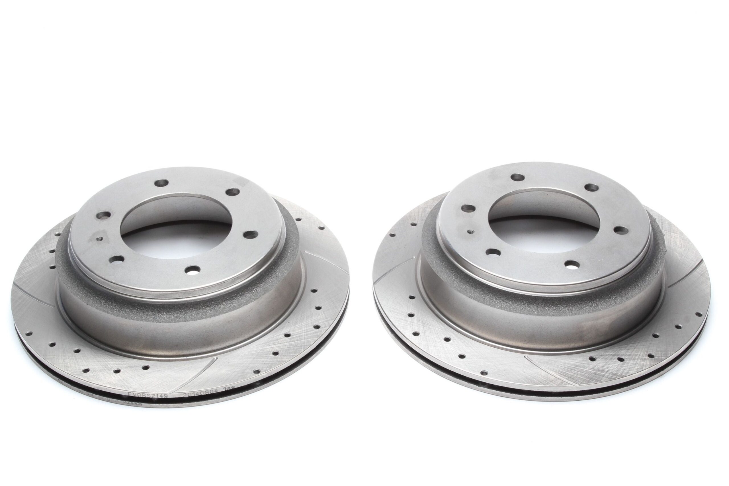 Bremsscheiben Hinterachse gelocht/geschlitzt + innenbelüftet für Honda/Opel