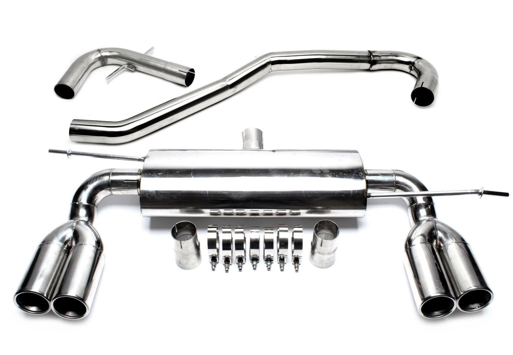 Duplex Edelstahl Rennsportanlage für Audi/VW