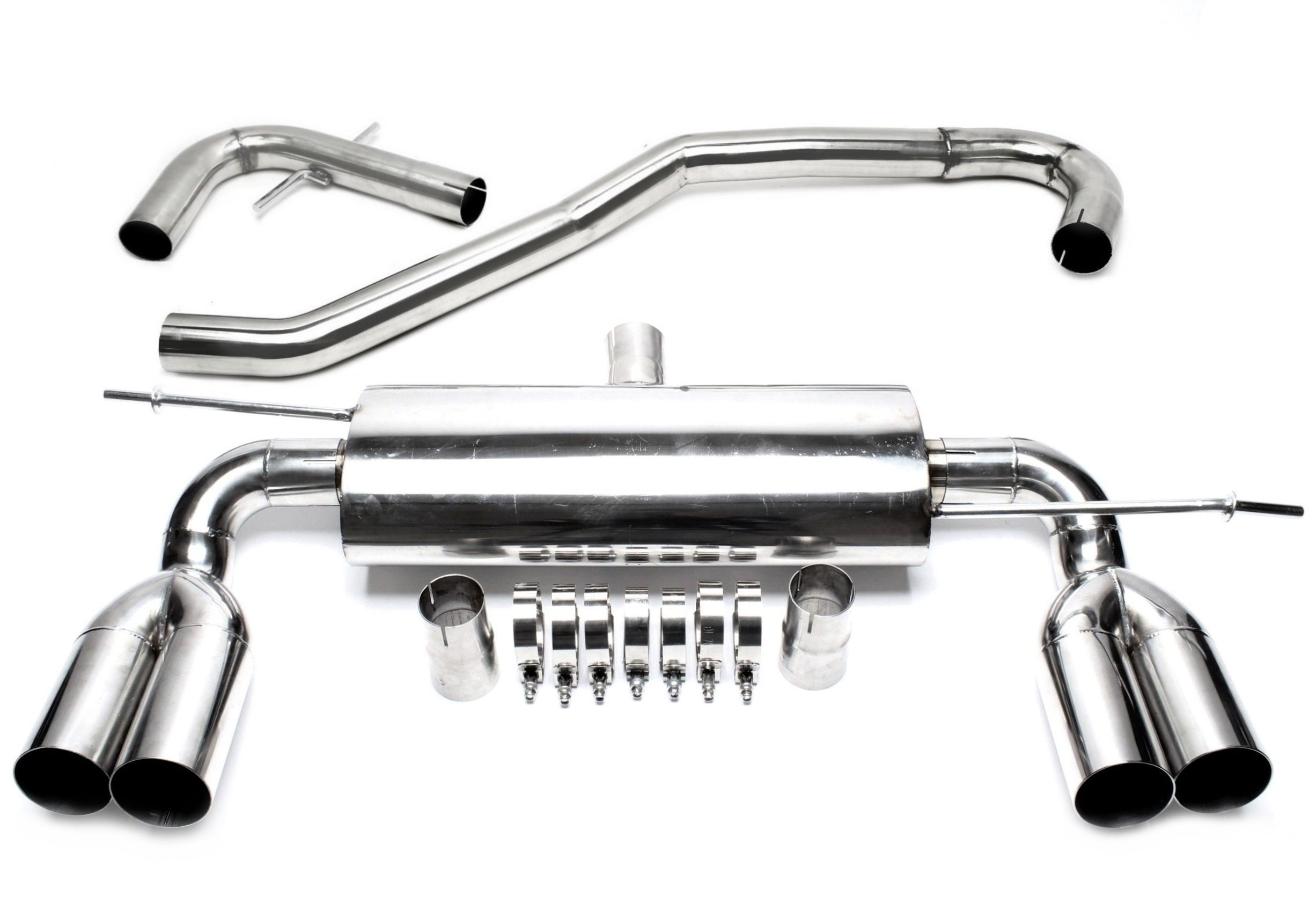 Duplex Edelstahl Rennsportanlage für Audi/VW